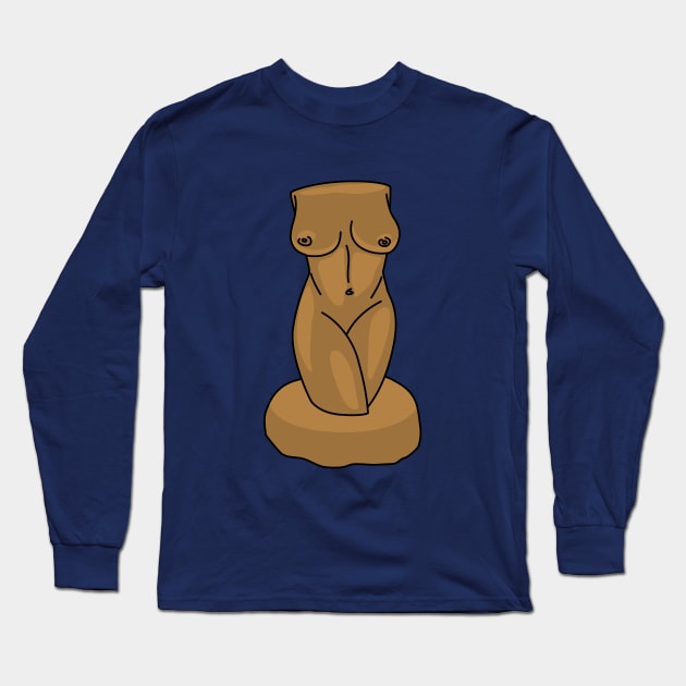 Fleabag Statue Long Sleeve T-Shirt by Jakmalone